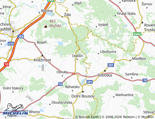 Mappa MICHELIN Dobšín - ViaMichelin