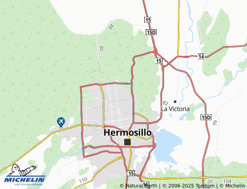 MICHELIN Lomas de Linda Vista map - ViaMichelin