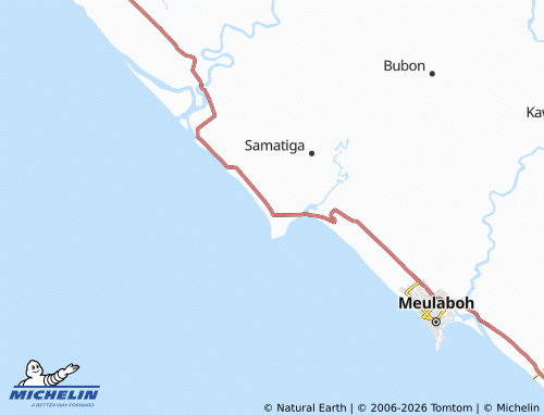 Mappa MICHELIN Suak Pandan - ViaMichelin