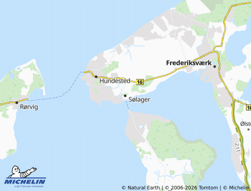 Mapa MICHELIN Sølager - ViaMichelin