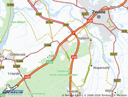 MICHELIN Wezep map - ViaMichelin