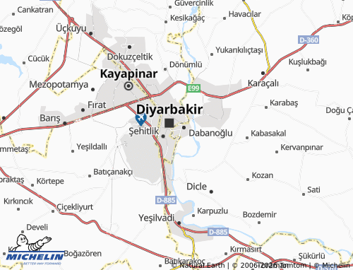 MICHELIN Ali Paşa map - ViaMichelin