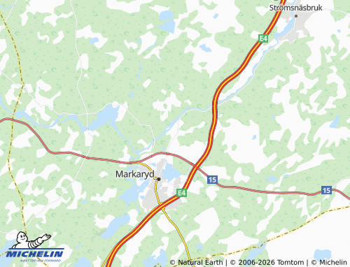 Carte MICHELIN Timsfors - ViaMichelin