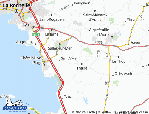MICHELIN Mortagne map - ViaMichelin