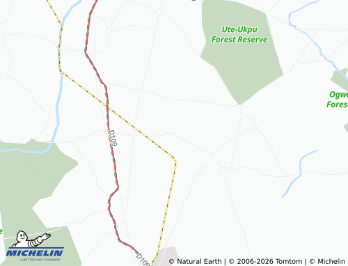 MICHELIN Obi-Anyma map - ViaMichelin