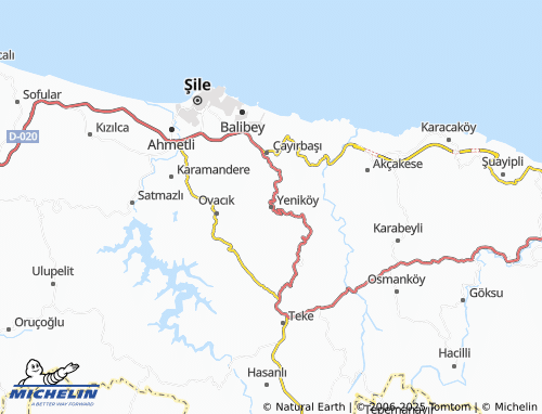 MICHELIN Yeniköy map - ViaMichelin