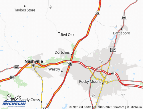 MICHELIN Dortches map - ViaMichelin