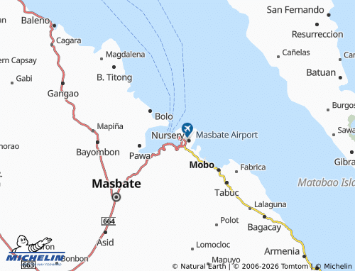 MICHELIN Bapor map - ViaMichelin