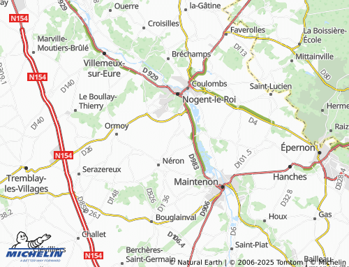 MICHELIN Vacheresses-les-Basses map - ViaMichelin