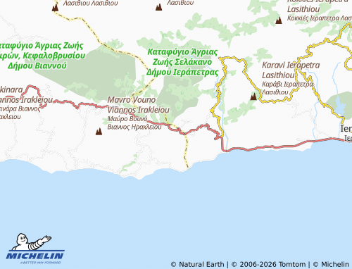 Carte MICHELIN Loutraki Kato Symi - ViaMichelin