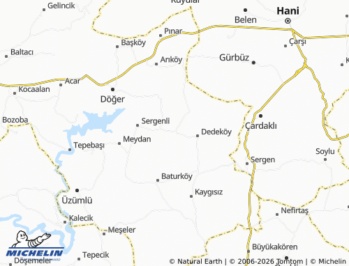MICHELIN Bademli map - ViaMichelin