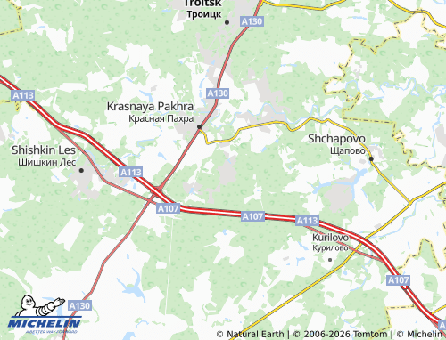 Carte MICHELIN Vipushki KP - ViaMichelin