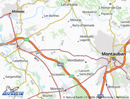 MICHELIN Les Baysses map - ViaMichelin
