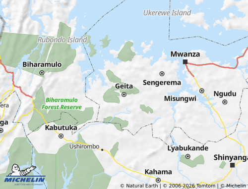 MICHELIN Geita map - ViaMichelin