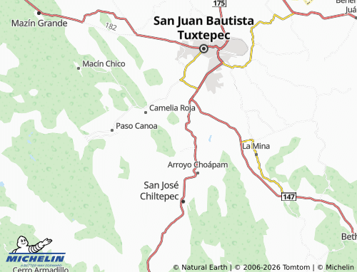 MICHELIN Catarino Torres Pereda map - ViaMichelin