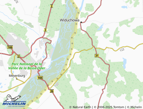 MICHELIN Ognica map - ViaMichelin