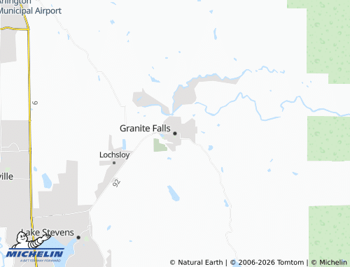 Mapa MICHELIN Granite Falls - ViaMichelin