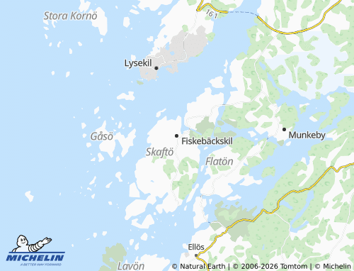 Mappa MICHELIN Fiskebäckskil - ViaMichelin