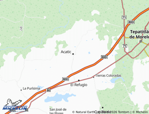 Carte MICHELIN El Vado - ViaMichelin