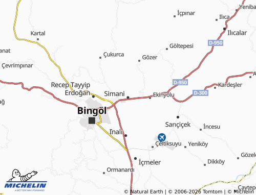 MICHELIN Simani map - ViaMichelin