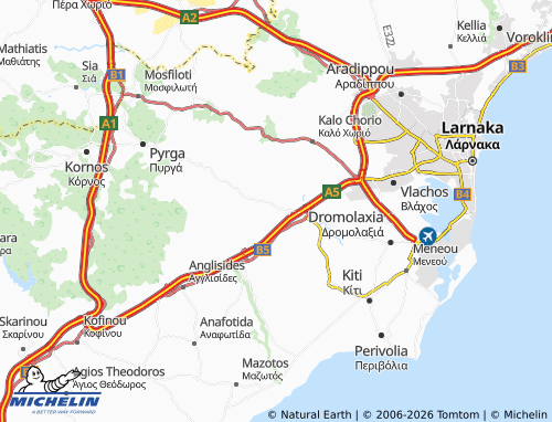MICHELIN Klavdia map - ViaMichelin