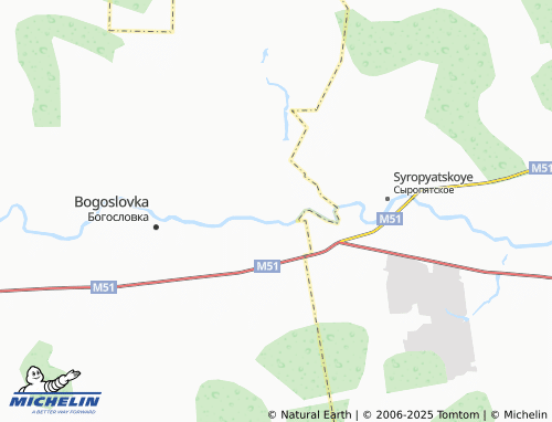 MICHELIN Polovinka map - ViaMichelin