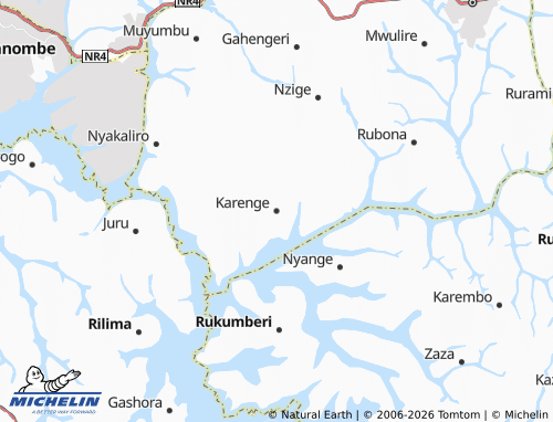 MICHELIN-Landkarte Karenge - ViaMichelin