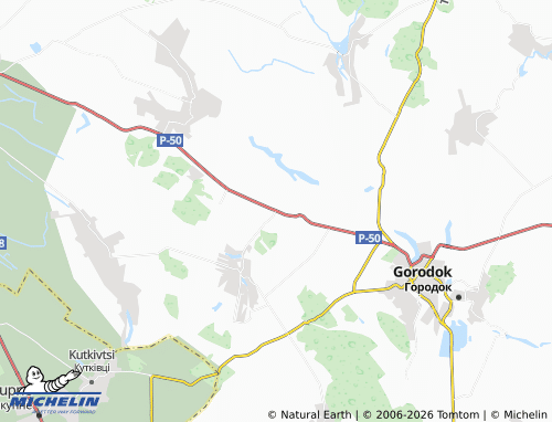 Carte MICHELIN Kreminna - ViaMichelin