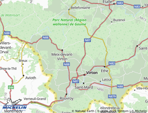 Mappa MICHELIN Robelmont - ViaMichelin