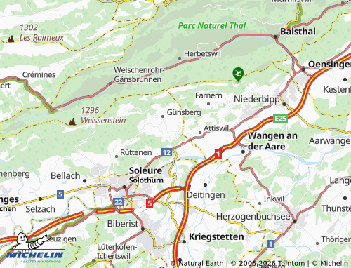MICHELIN-Landkarte Hubersdorf - ViaMichelin