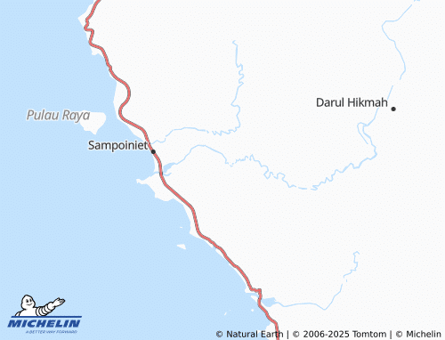 MICHELIN Arongan map - ViaMichelin
