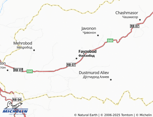 Carte MICHELIN Fayzobod - ViaMichelin