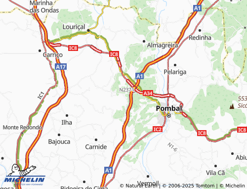 MICHELIN Pinheirinho map - ViaMichelin