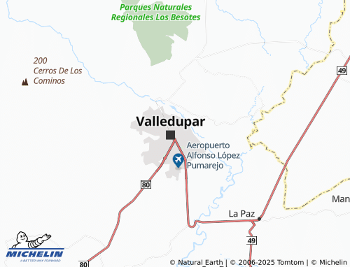 MICHELIN Santa Ana map - ViaMichelin