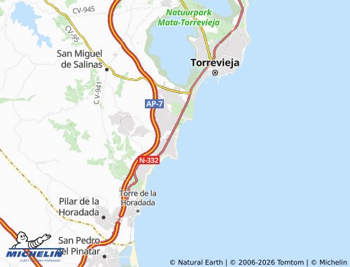 Mappa MICHELIN Playa Flamenca - ViaMichelin