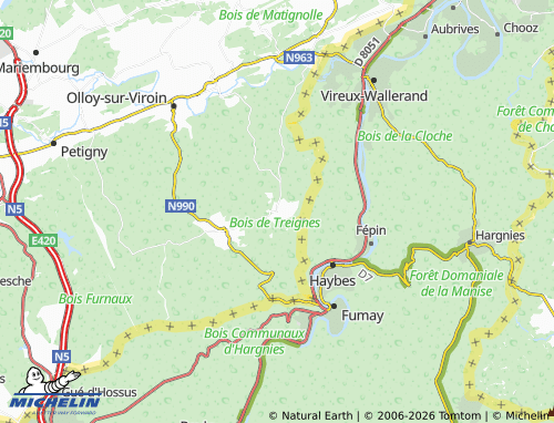 MICHELIN Le Mesnil map - ViaMichelin