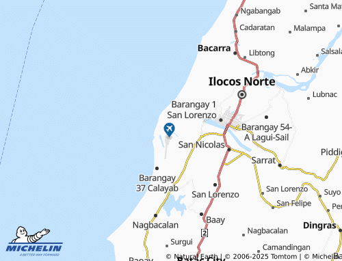 MICHELIN Barangay 34-A Gabu Norte West map - ViaMichelin