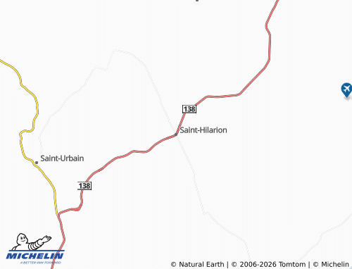 Kaart MICHELIN Saint-Hilarion - ViaMichelin