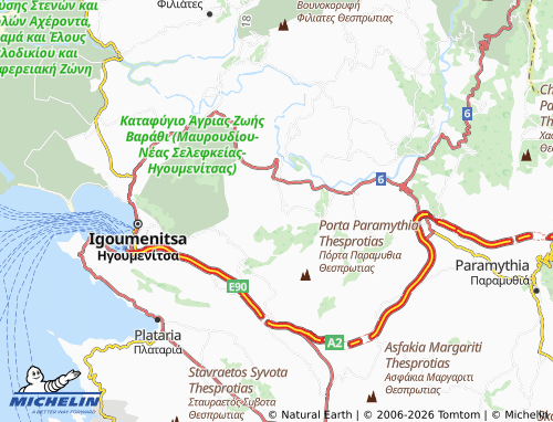 MICHELIN Dramesi map - ViaMichelin