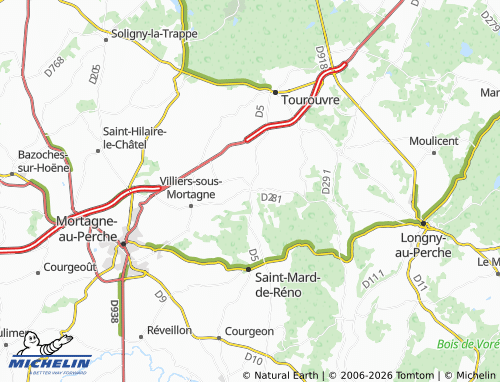 MICHELIN Feings map - ViaMichelin