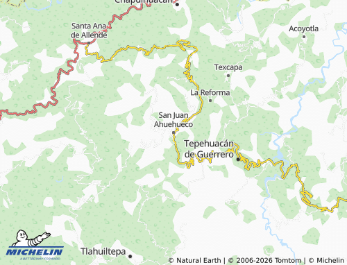 Mappa MICHELIN San Juan Ahuehueco - ViaMichelin