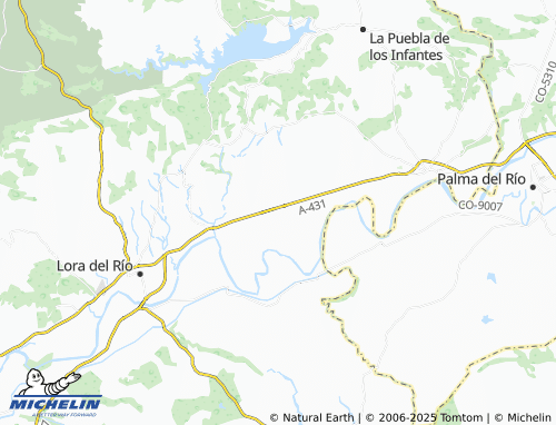 MICHELIN El Priorato map - ViaMichelin