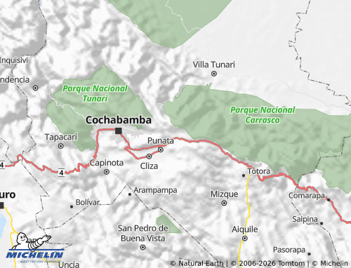 MICHELIN Tiraque map - ViaMichelin