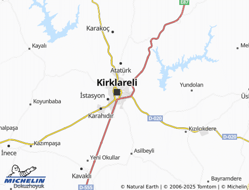 MICHELIN Karacaibrahim map - ViaMichelin