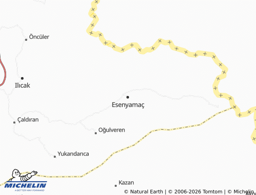 Mapa MICHELIN Esenyamaç - ViaMichelin
