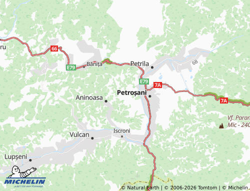 Mappa MICHELIN Dâlja Mare - ViaMichelin
