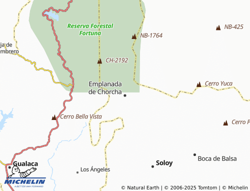 MICHELIN Emplanada de Chorcha map - ViaMichelin