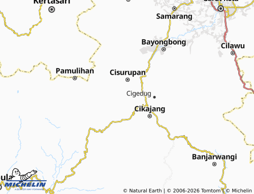 MICHELIN Sukatani map - ViaMichelin
