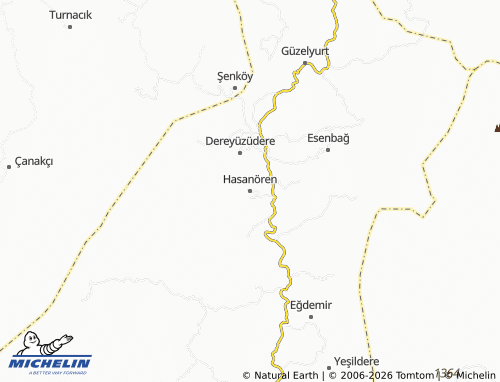 Mappa MICHELIN Hasanören - ViaMichelin