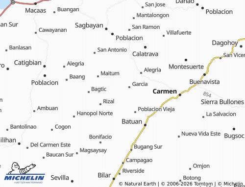 MICHELIN Aloja map - ViaMichelin
